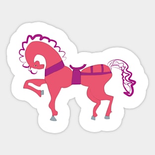 Pink HORSE Sticker